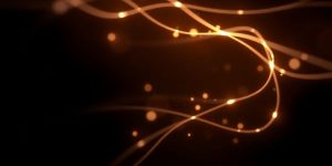 AI growth chart abstract visualization background